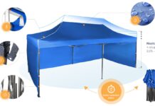 Party stan využijete jako zázemí pro letní oslavu i prodejní stánek